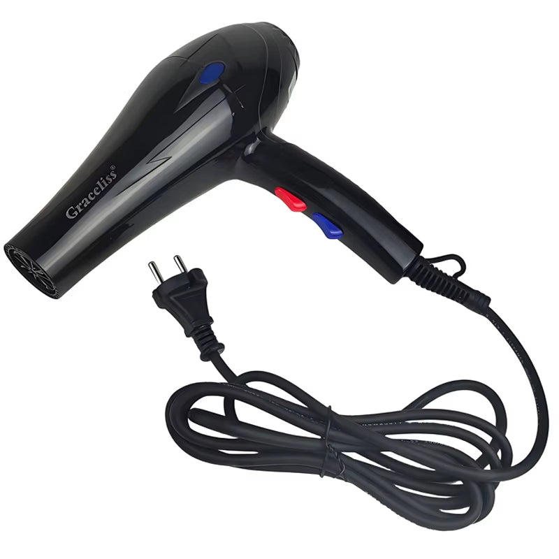 For Hairdresser and Hair Salon Long Wire EU Plug Real 2100W Power Professional Blow Dryer Salon Hair Dryer Hairdryer