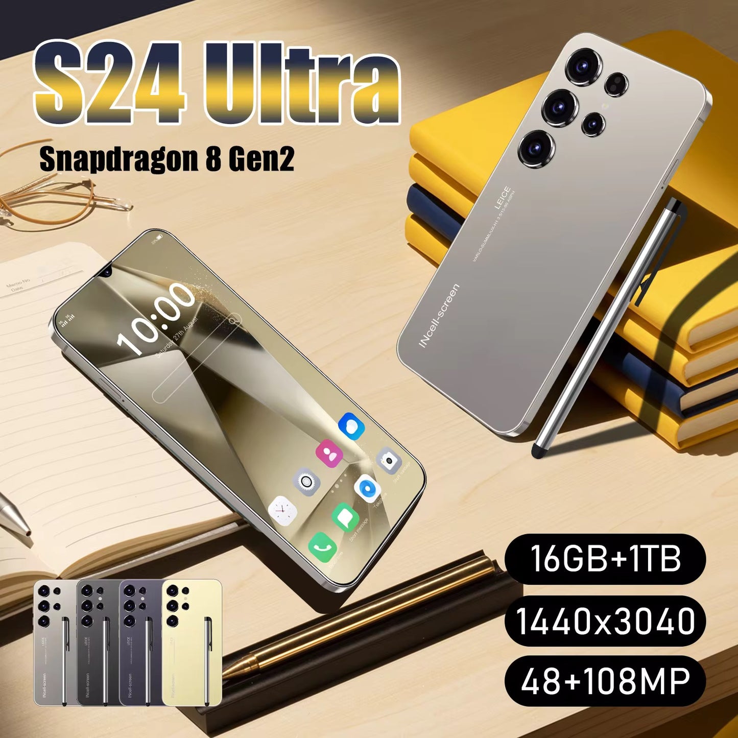 2025 Brand New Galaxy S25 Ultra Original 16G 1T
Global Version Smartphone With Octa Core CPU
Dual Sim Card 512 GB ROM Case