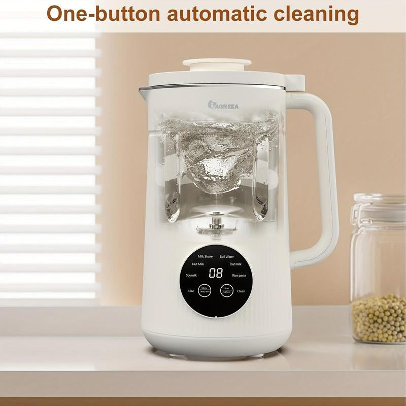 IAGREEA Automatic Nuts Milk Maker, Plug and Play 1000ML Milk Maker, Multifunctional Juicer for Coffee, Grain and Juice, Kitchen Juicer, Household Kitchen Appliances, Juicing Machine, Juice Maker, Juice Dispenser, Home Essentials, Habit Appliance