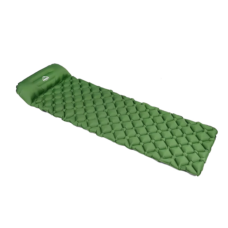 Camping Sleeping Pad Inflatable Air Mattresses Outdoor Mat Furniture Bed Ultralight Cushion Pillow Hiking Trekking